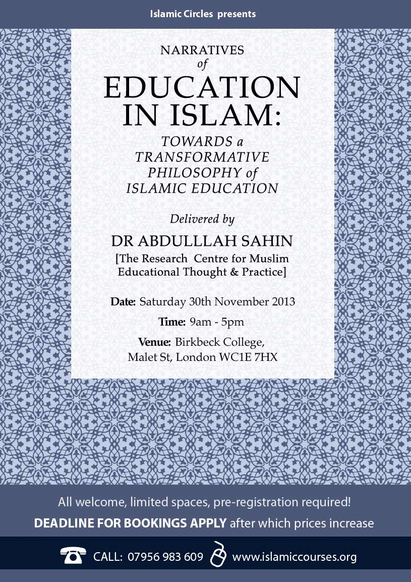 Towards an Islamic Philosophy of Education